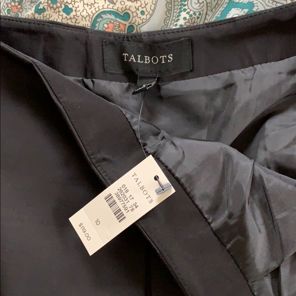 Black Talbots Pleated Skirt